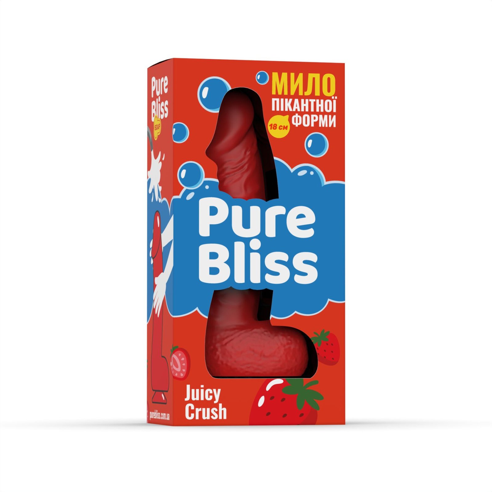 Ароматне мило пікантної форми Pure Bliss Red Juicy Crush (Ягідний вибух) 18 см - Зображення 6