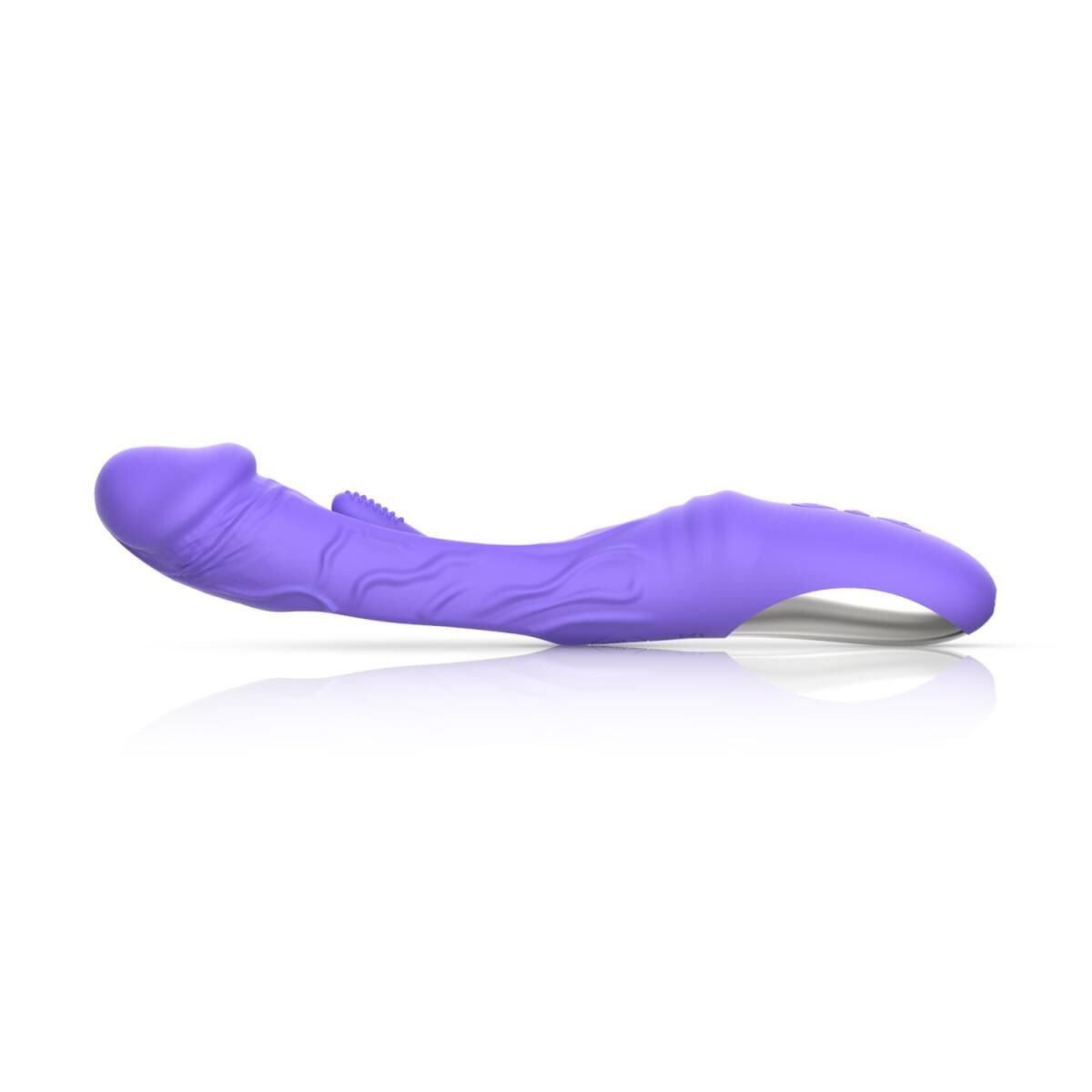 Вібратор Good Vibes Only - Flax Vibrating Dildo with G-Spot Stimulator - Зображення 4