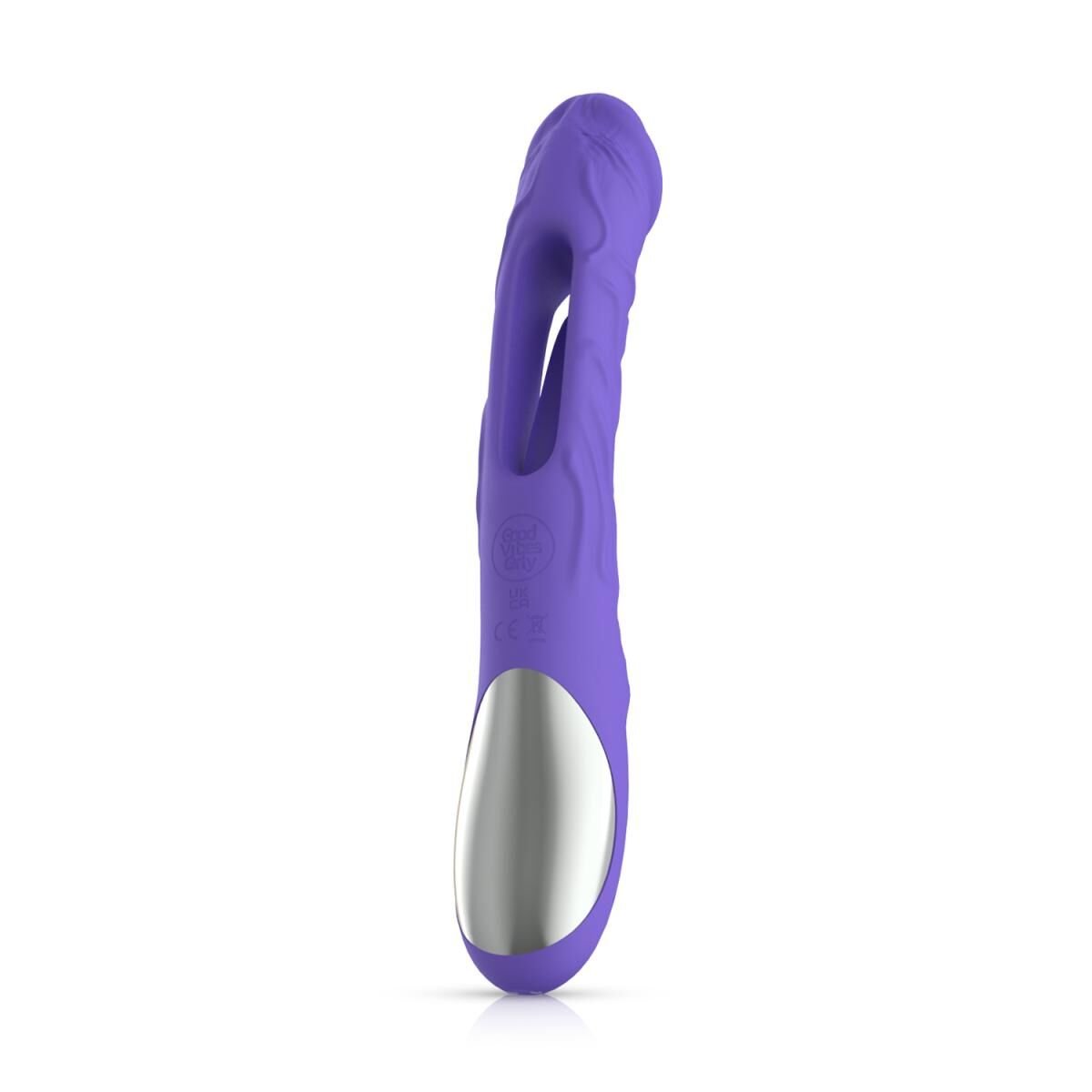 Вібратор Good Vibes Only - Flax Vibrating Dildo with G-Spot Stimulator - Зображення 3