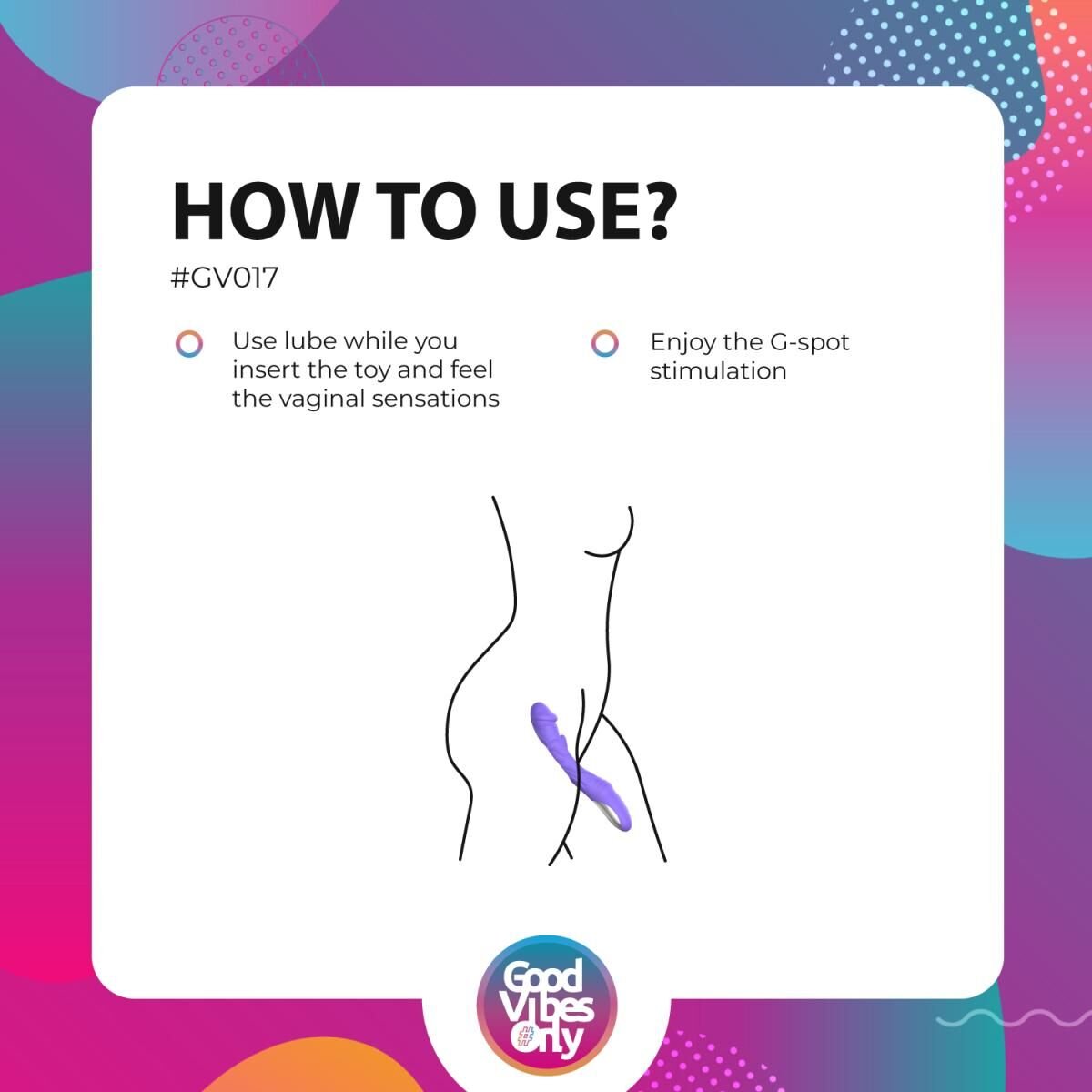 Вібратор Good Vibes Only - Flax Vibrating Dildo with G-Spot Stimulator - Зображення 10