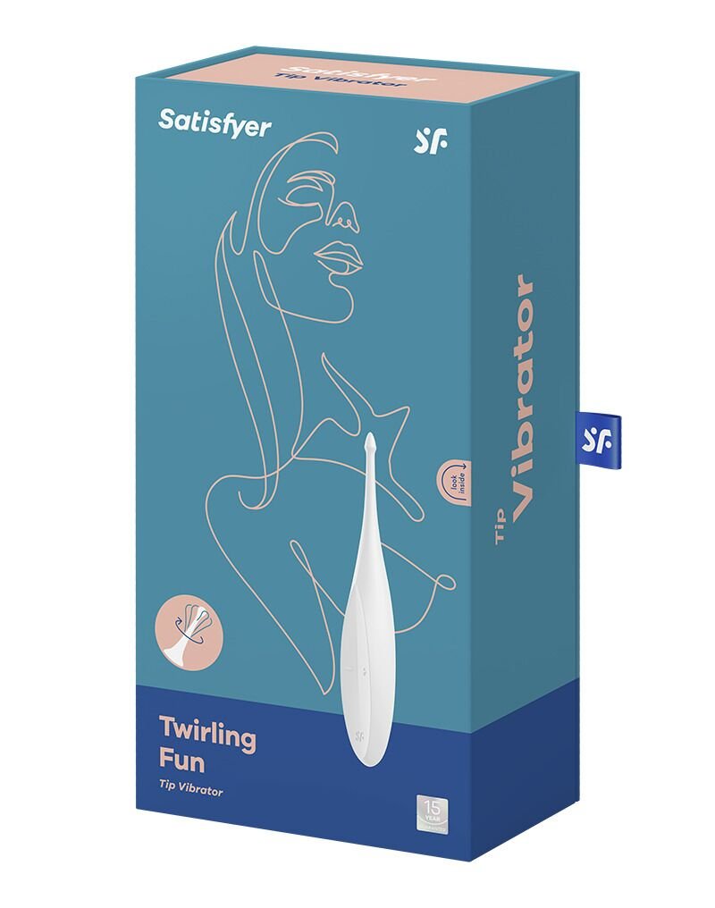 Вібратор для клітора Satisfyer Twirling Fun White - Зображення 4