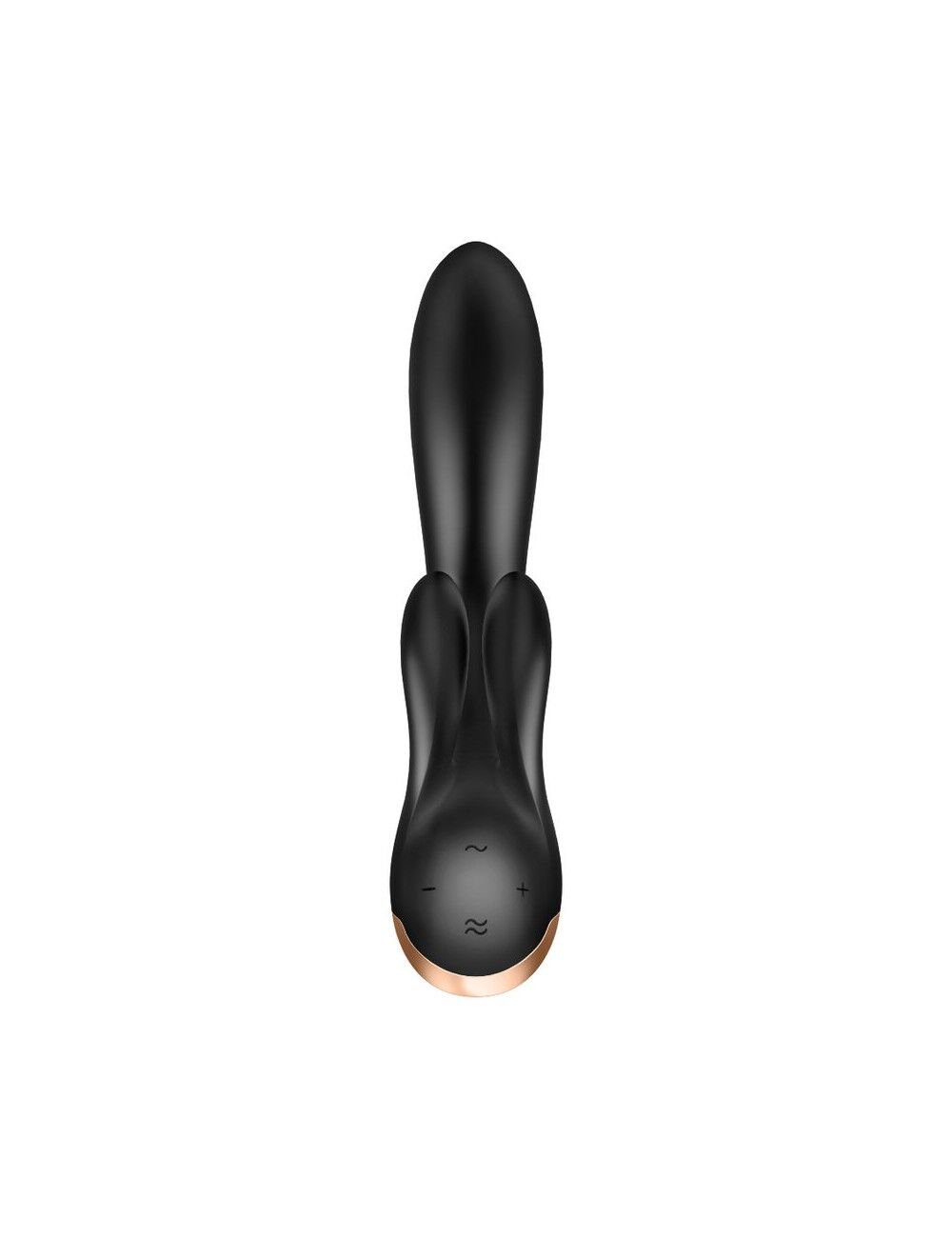 Смарт вібратор-кролик із подвійним відростком Satisfyer Double Flex Black - Зображення 3