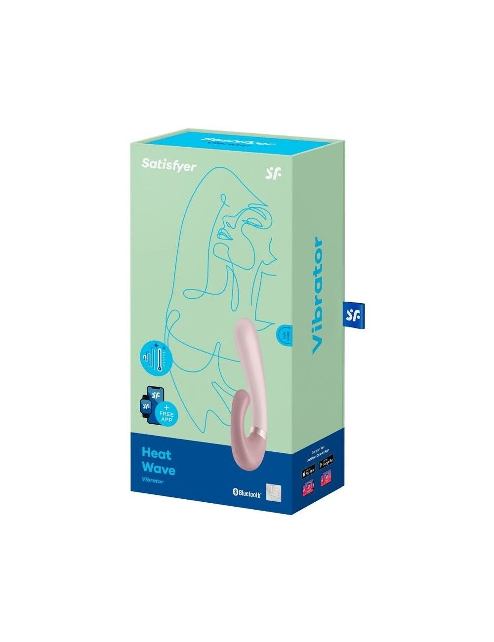 Смарт вібратор-кролик із підігрівом Satisfyer Heat Wave Mauve - Зображення 4