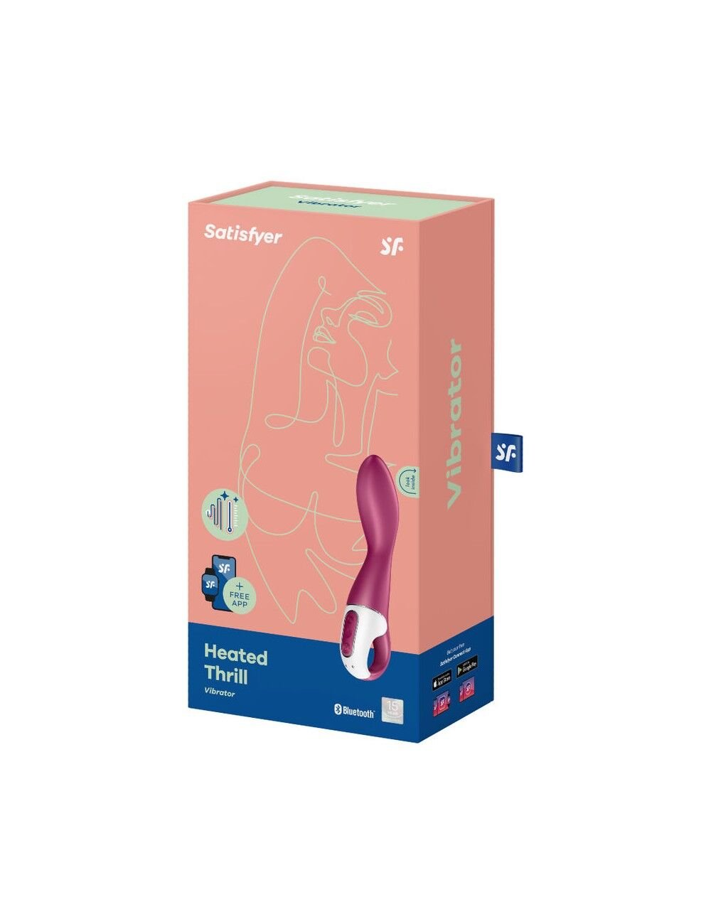 Смарт вібратор точки G Satisfyer Heated Thrill з функцією підігріву - Зображення 4